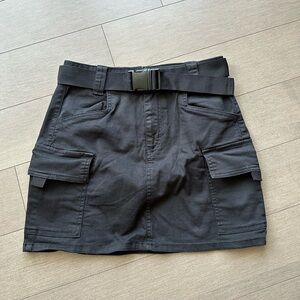 Garage cargo mini skirt
